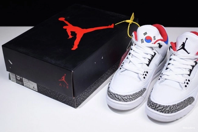 Rep TBK Retro Jordan Korea 3 Seoul Air AV8370-100 0808